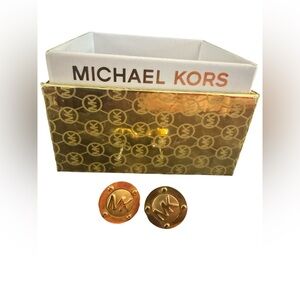 Michael Kors Gold and Bronze earrings
